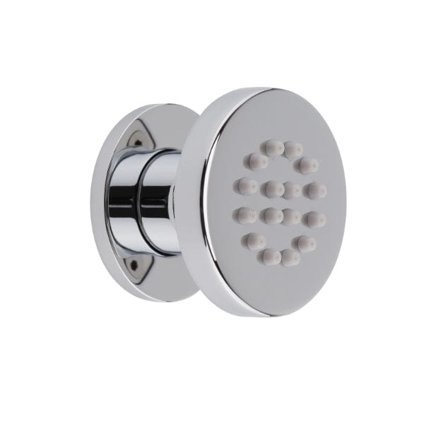 Nuie Shower Body Jets & Tiles Nuie Round Body Jet 50mm Wide Single - Chrome