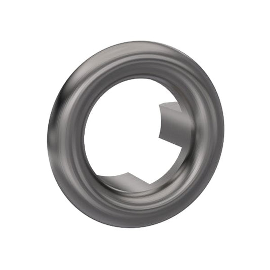 Nuie Other Toilet Accessories Gunmetal Nuie Round Overflow Cover