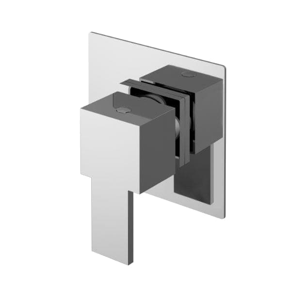 Nuie Manual Shower Valves Nuie Sanford Square Stop Tap Manual Concealed Shower Valve - Chrome