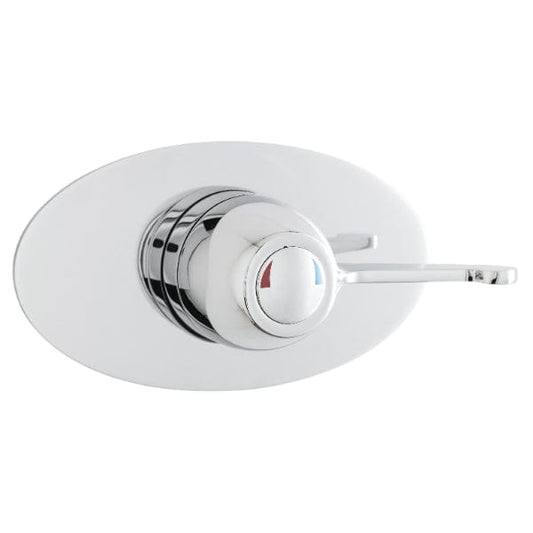 Nuie Concealed Shower Valves Nuie Sequential Club Handle Concealed Shower Valve - Chrome