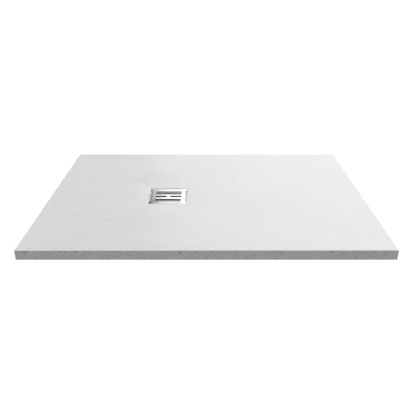 Nuie Rectangular Shower Trays,Shower Trays,Nuie 1200mm x 900mm / White Nuie Slimline Rectangular Shower Tray