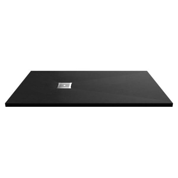 Nuie Rectangular Shower Trays,Shower Trays,Nuie 1400mm x 800mm / Black Nuie Slimline Rectangular Shower Tray