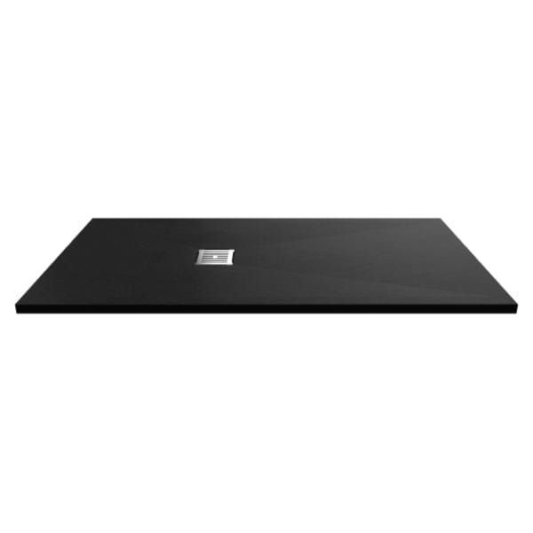 Nuie Rectangular Shower Trays,Shower Trays,Nuie 1600mm x 800mm / Black Nuie Slimline Rectangular Shower Tray