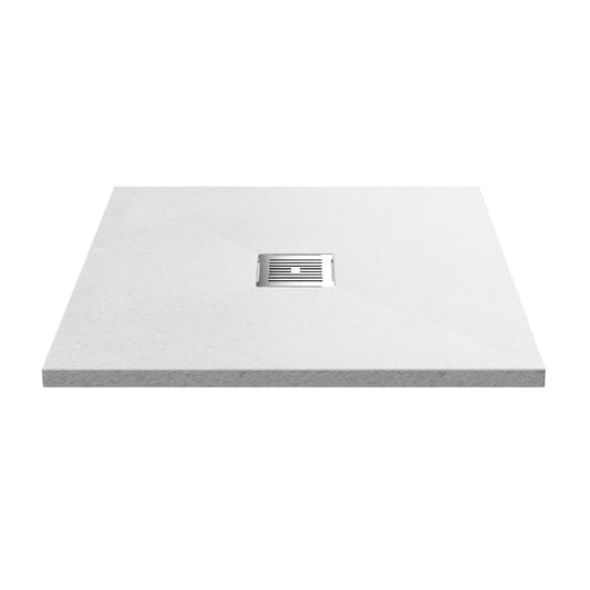 Nuie Square Shower Trays,Shower Trays,Nuie 800mm x 800mm / White Nuie Slimline Square Shower Tray