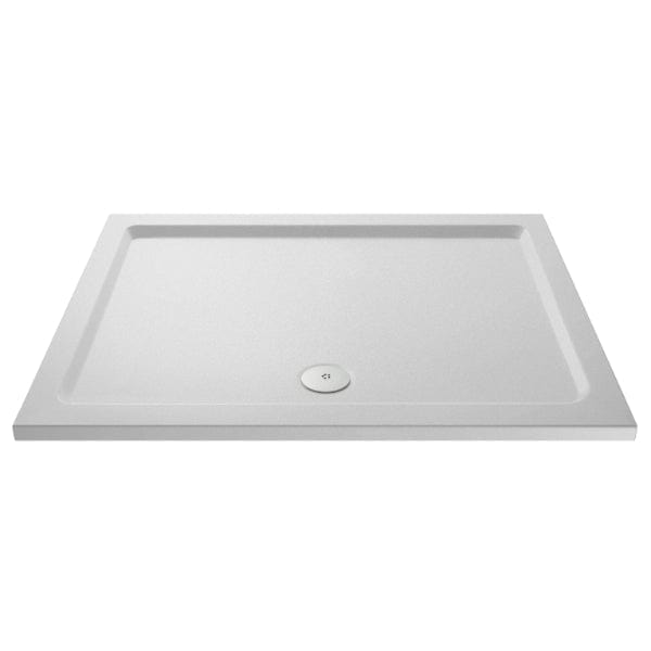 Nuie Rectangular Shower Trays,Shower Trays,Nuie 1500mm x 700mm Nuie Slip Resistant Rectangular Shower Tray - White