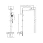 Nuie Bar Shower Valves Nuie Square Bar Shower Valve With Kit And Fixed Head