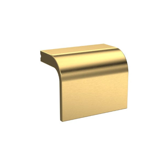 Nuie Other Furniture Accessories, Nuie Brushed Brass Nuie Square Drop Furniture Handle 40mm Wide