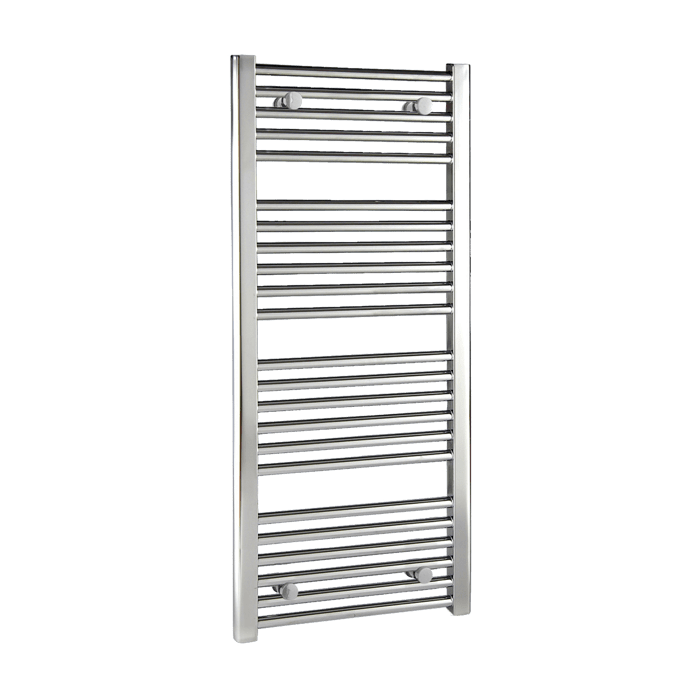Nuie Straight Designer Heated Towel Rails,Modern Designer Heated Towel Rails Chrome Nuie Straight Heated Towel Rail - 1150mm x 500mm