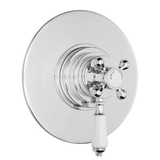 Nuie Concealed Shower Valves Nuie Victorian Dual Handle Concealed Shower Valve - Chrome