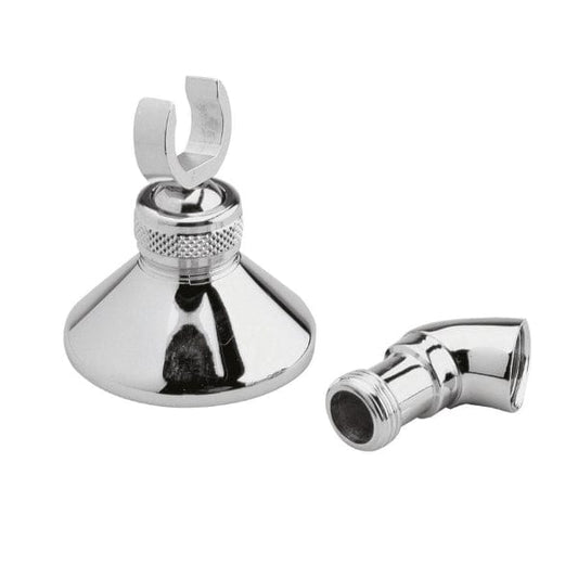 Nuie Shower Spares Nuie Wall Bracket And Elbow - Chrome