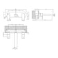 Nuie Wall Mounted Taps,Basin Mixer Taps,Modern Taps Nuie Windon 3-Hole Wall Mounted Basin Mixer Tap With Plate - Chrome