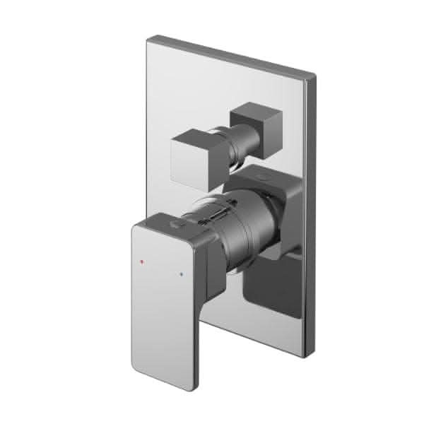 Nuie Manual Shower Valves Nuie Windon Single Handle Manual Concealed Shower Valve With Diverter - Chrome