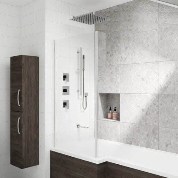 Nuie Manual Shower Valves Nuie Windon Single Handle Manual Concealed Shower Valve With Diverter - Chrome