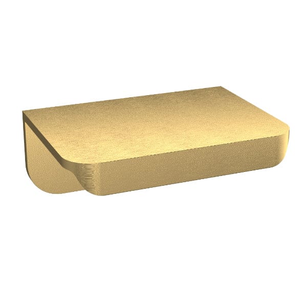 Nuie Other Furniture Accessories,Nuie Brushed Brass Nuie Wrap Over Furniture Handle 50mm Wide