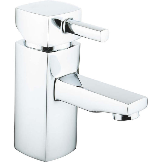 VeeBath Oldham Mono Basin Mixer Tap Faucet, Sink Waste and Flexi Pipe - Chrome