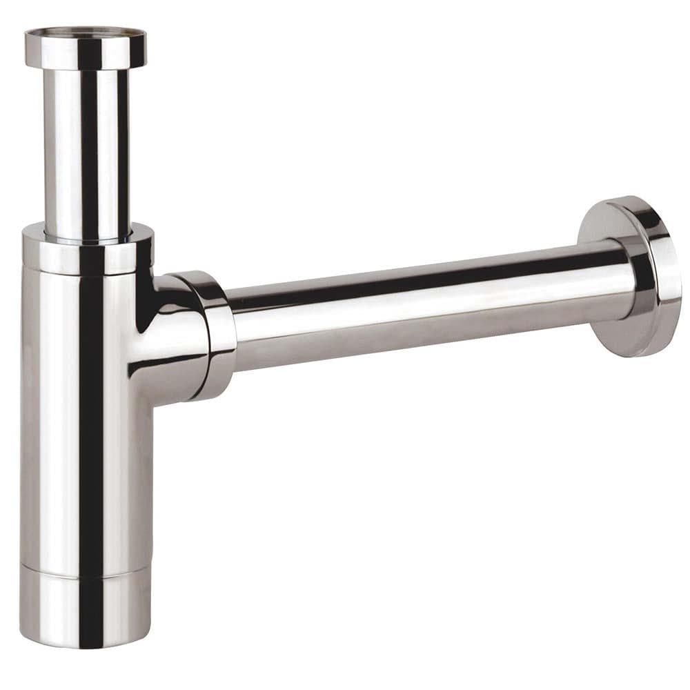 Essentials Bathroom Basin Chrome Bottle Trap Waste Adjustable Height