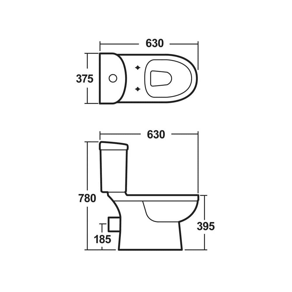 VeeBath Rosina Vanity Unit, Toilet & Single Ended Bath Bathroom Suite - 1700mm