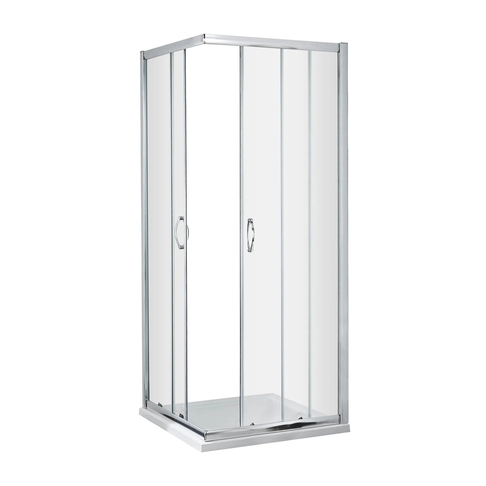 Foundry 5mm Glass Shower Enclosure - Chrome