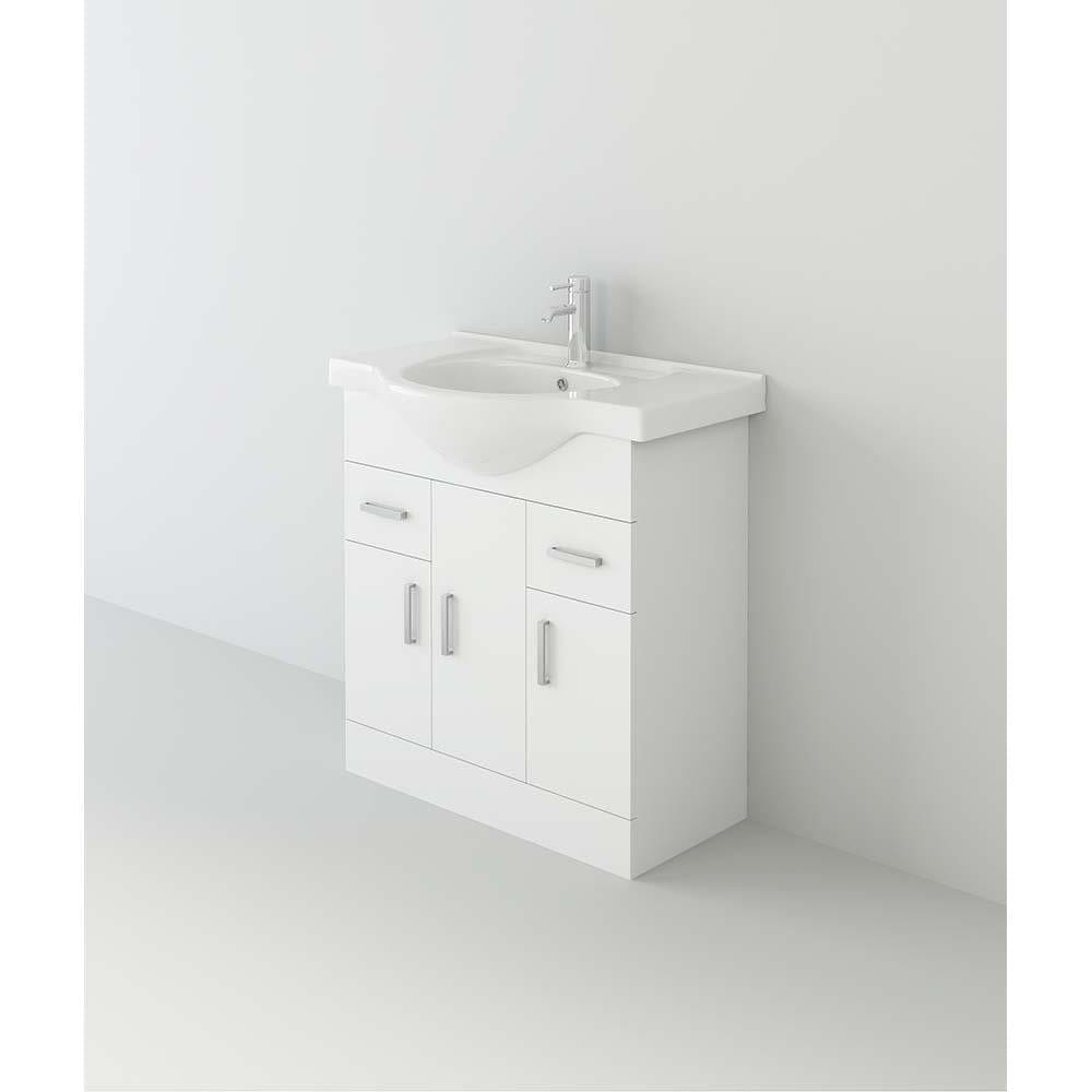 VeeBath Furniture > Combination Vanity Units Vanity Bathroom Furniture Set WC Toilet Unit Pan Cistern Bundle - 1350mm