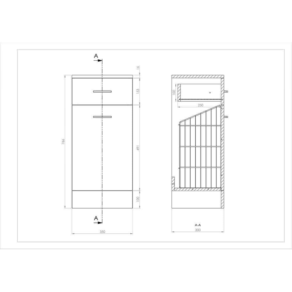 VeeBath Vanity Bathroom Furniture Set WC Toilet Unit Pan Cistern Laundry 1400mm