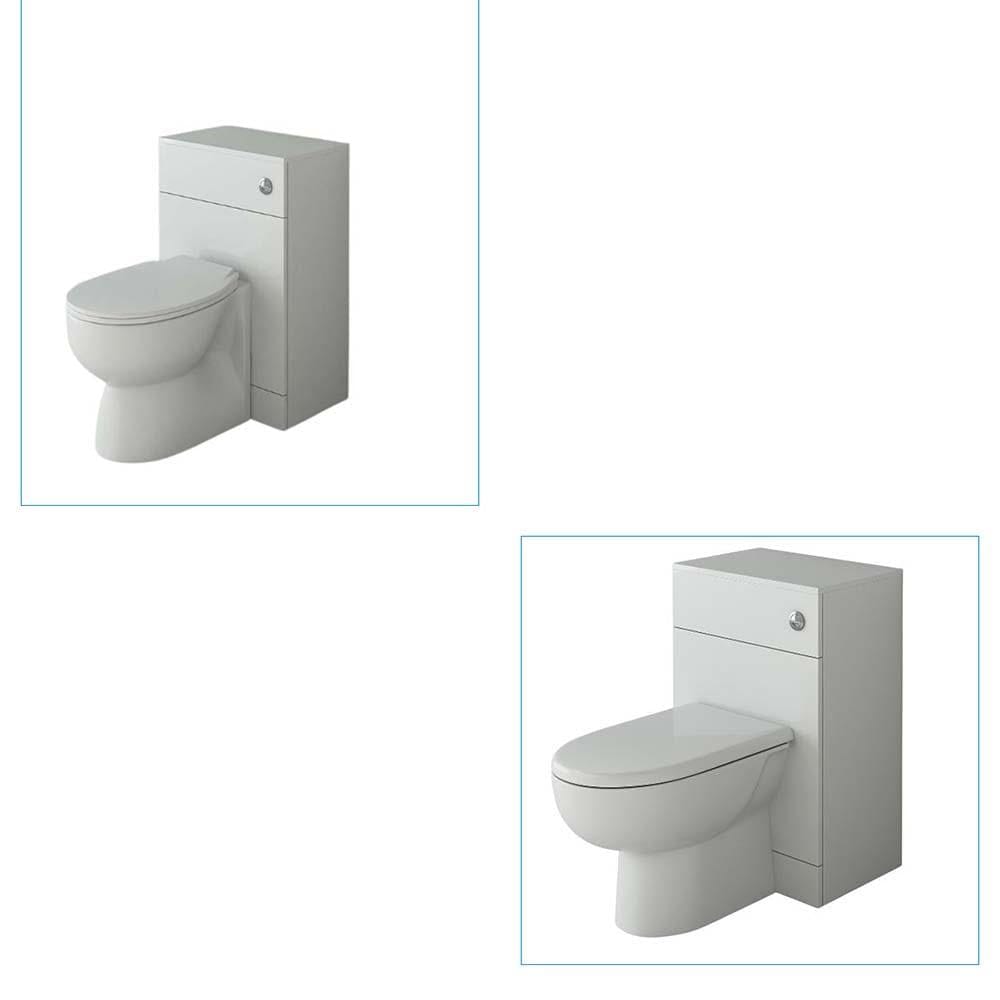VeeBath Toilets > Back To Wall Toilets VeeBath Bathroom Toilet Furniture with Soft Close Seat and Cistern