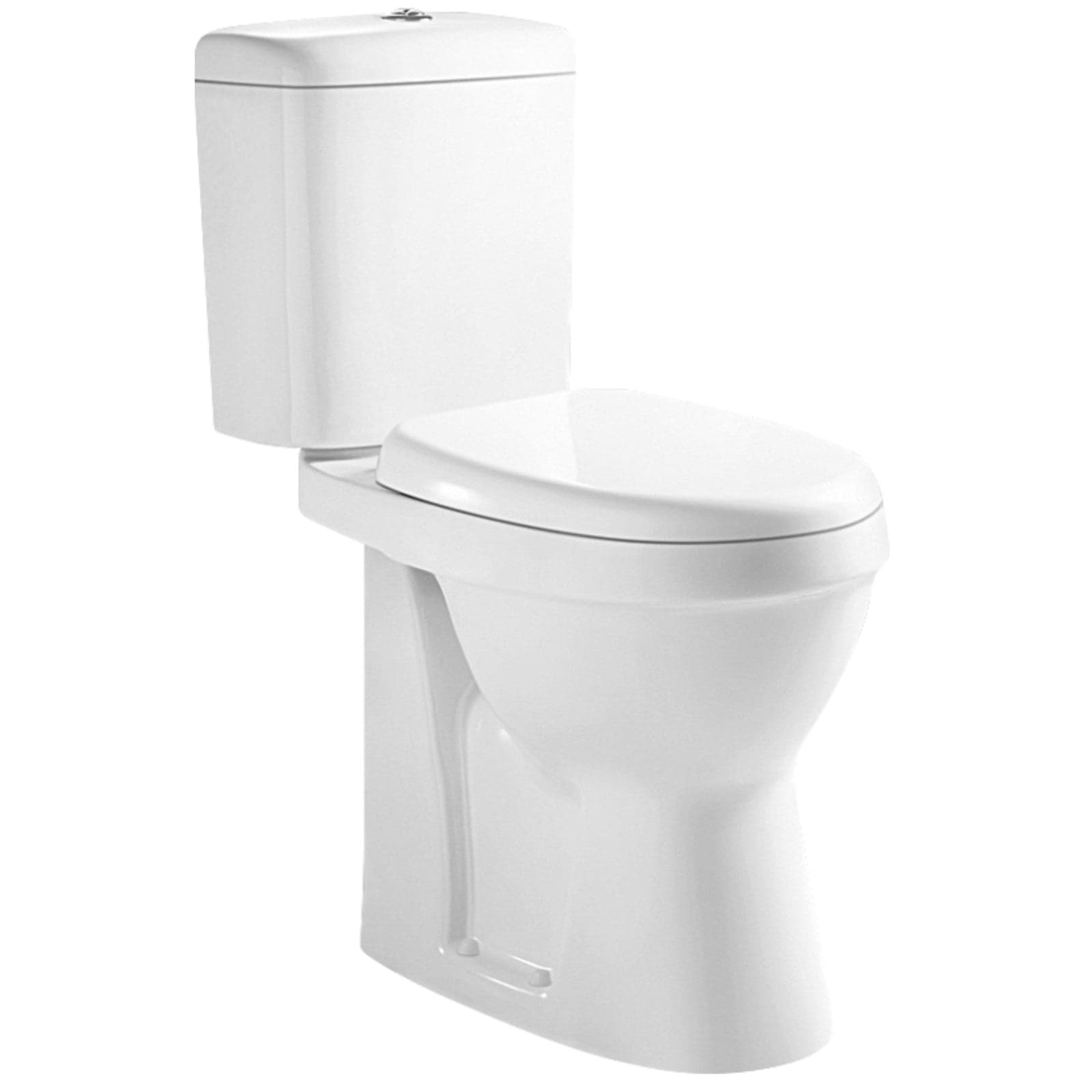 VeeBath Toilets > Close Coupled Toilets Verona Ceramic White Close Coupled Toilet