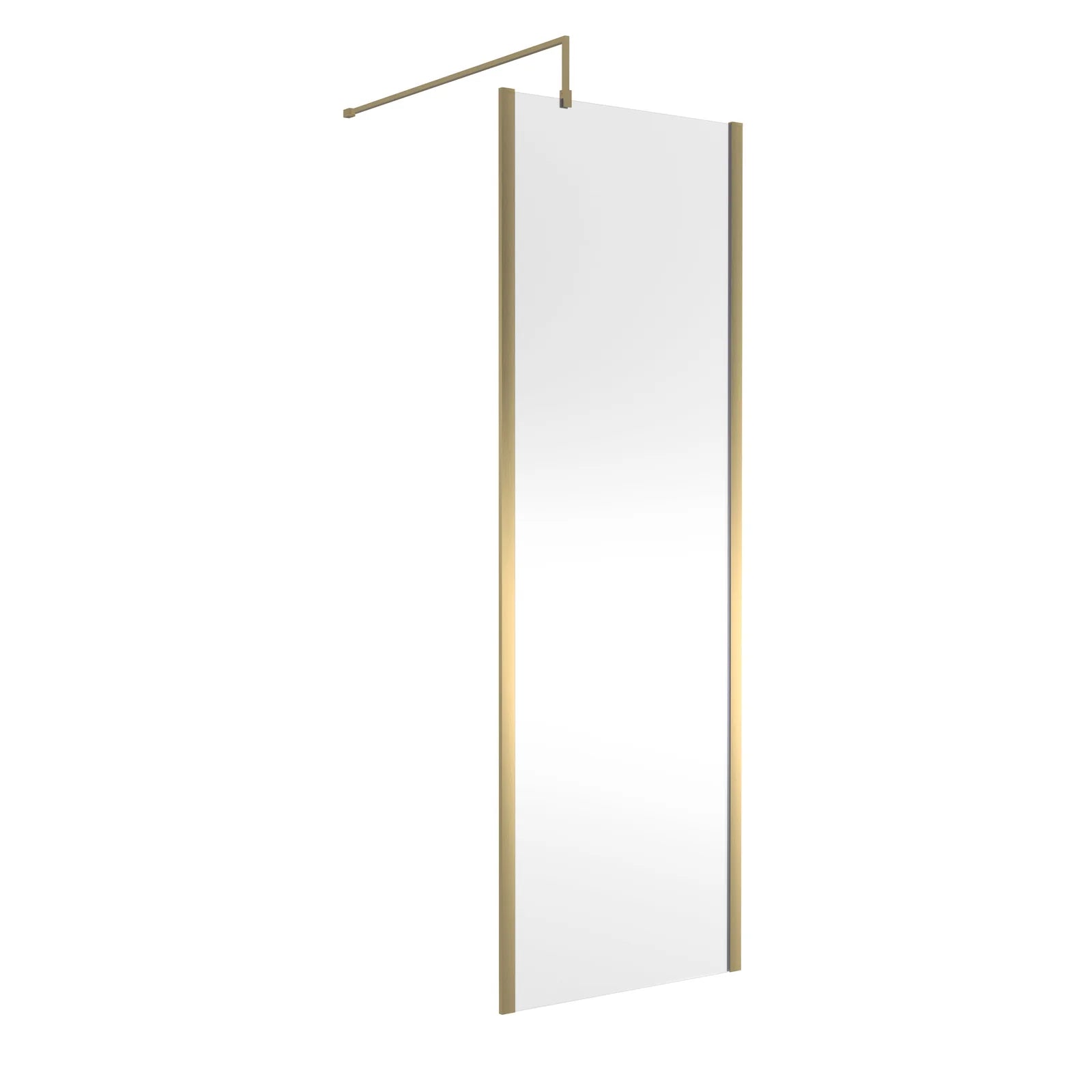 Elysian 8mm Glass Wetroom Panel With Support Bar